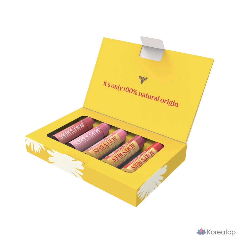 Бальзам для губ Burt's Bees Lovely Lip Balm Set, 5 шт.