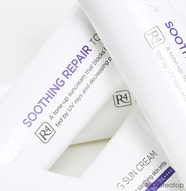 Солнцезащитный крем Dermafirm Soothing Repair Toning Sun Cream R4 SPF50+ PA++++, 40 г, 1 шт.