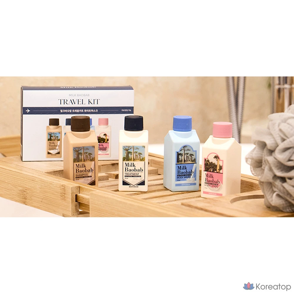 Набор для ухода Milk Baobab White Musk Travel Kit, 1 шт.