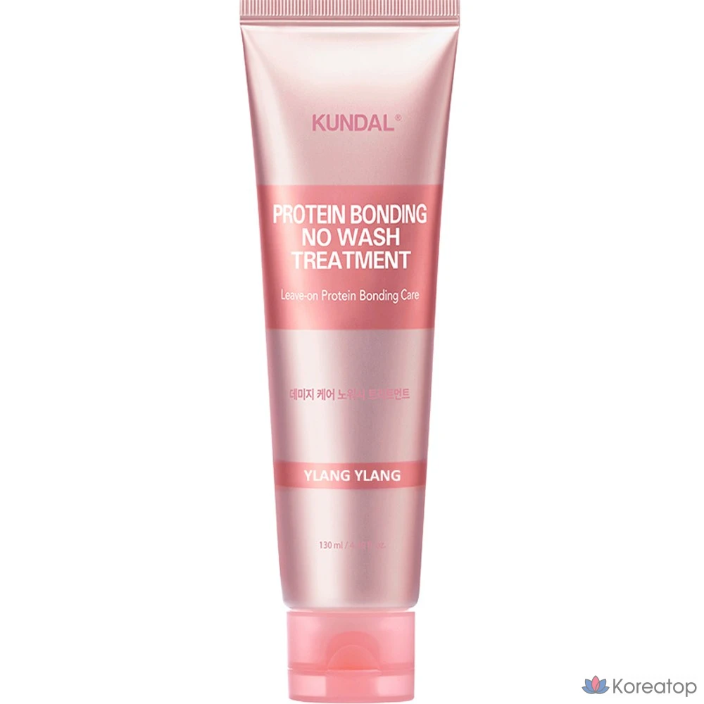Кондиционер Kundal Protein Damage Care No-Wash Treatment, аромат иланг-иланг, 130 мл, 1 шт.