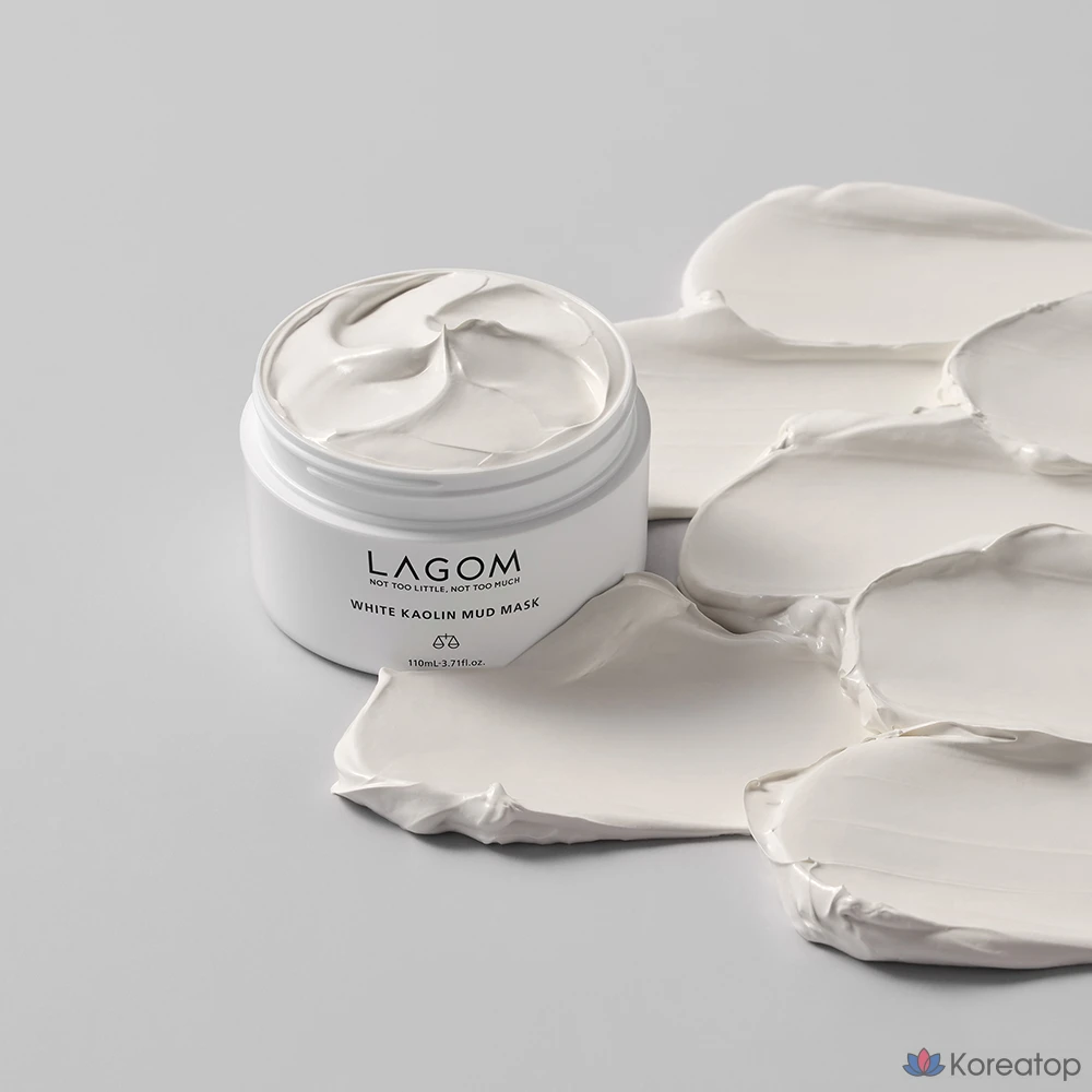 Маска для лица LAGOM White Kaolin Mud Mask, 110 мл, 1 шт.
