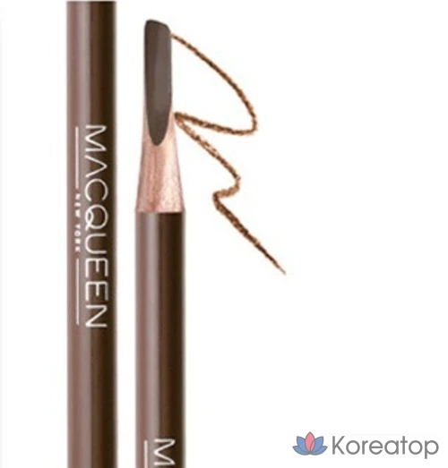 Карандаш для бровей Mqny My Strong Eyebrow Pencil, оттенок Natural Brown, 1.2 г, 1 шт.