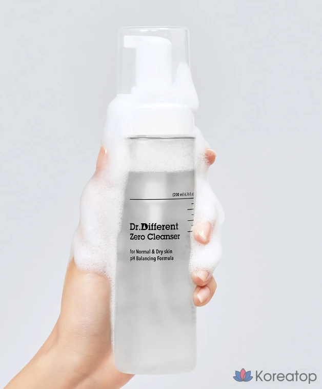 Очищающее средство Dr. Different Zero Cleanser, для нормальной и сухой кожи, 200 мл, 1 шт.