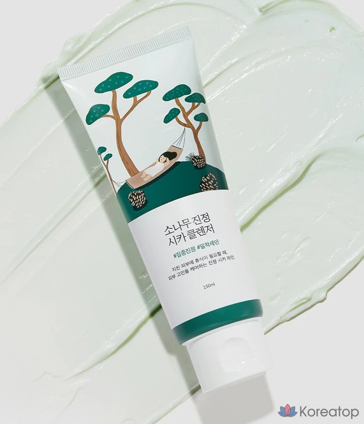 Очищающее средство Round Lab Pine Calming Cica Cleanser, 150 мл, 1 шт.