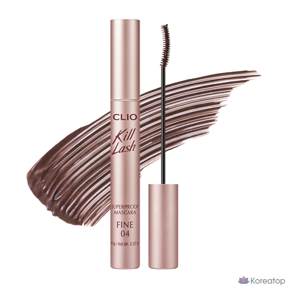 Тушь для ресниц Clio Kill Lash Superproof Mascara Fine, оттенок 004 Rosy Gray, 1 шт.