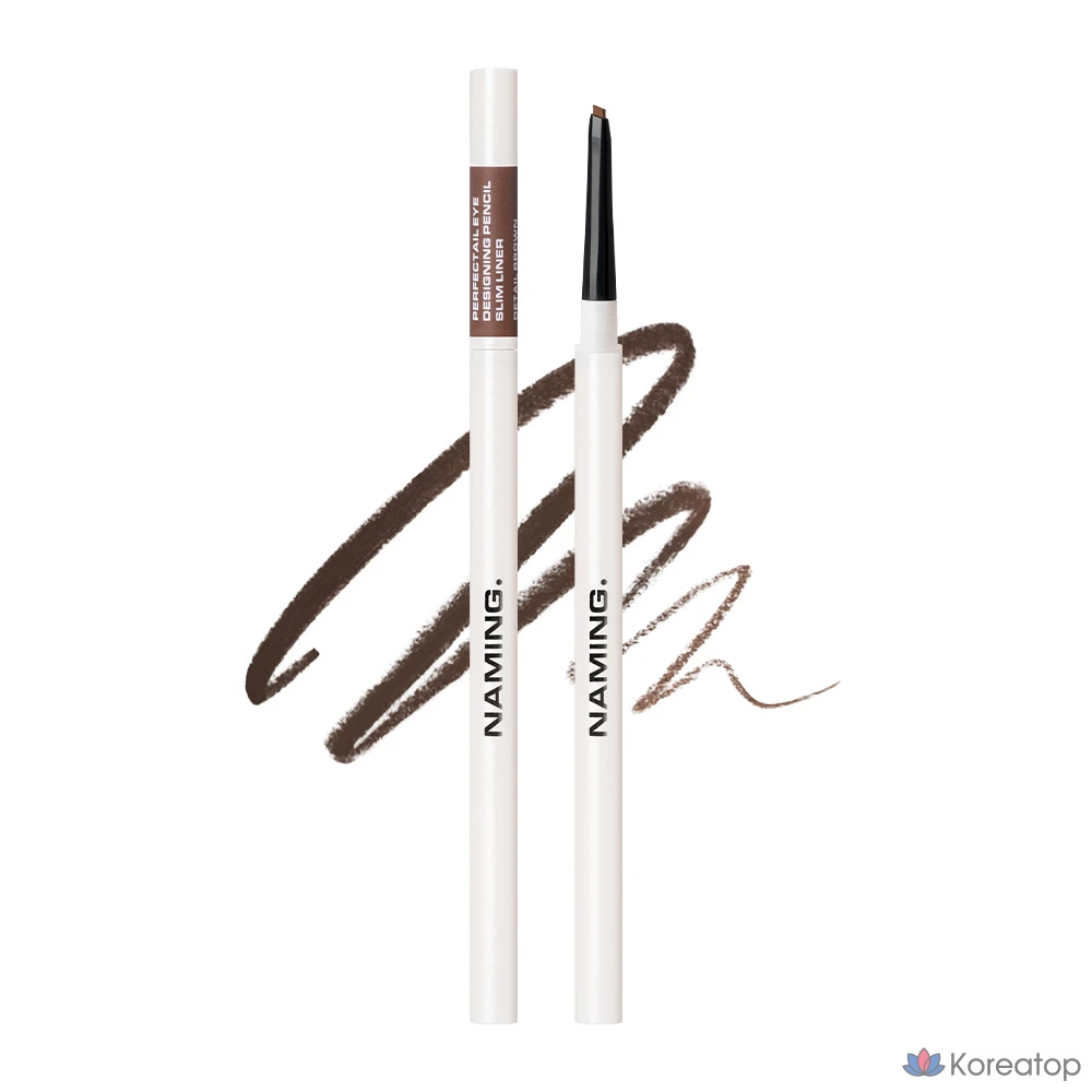 Подводка для глаз NAMING Perfectail Eye Designing Pencil Slim Liner, оттенок Detail Brown, 1 шт.