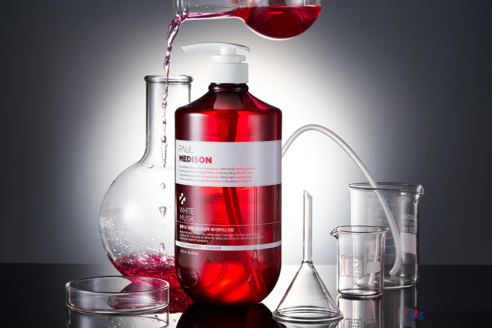 Шампунь PAUL MEDISON Deep Red Fast Shampoo White Musk, 1.077 л, 1 шт.