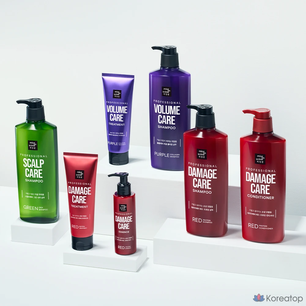 Кондиционер для волос Mise en Scene Volume Care Purple Collagen Treatment, фруктово-цветочный аромат, 330 мл, 1 шт.
