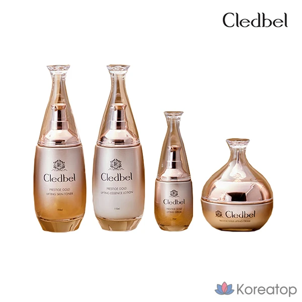 Набор для ухода Cledbel Prestige Gold Lifting 4-piece Set (Season 2), 1 шт.