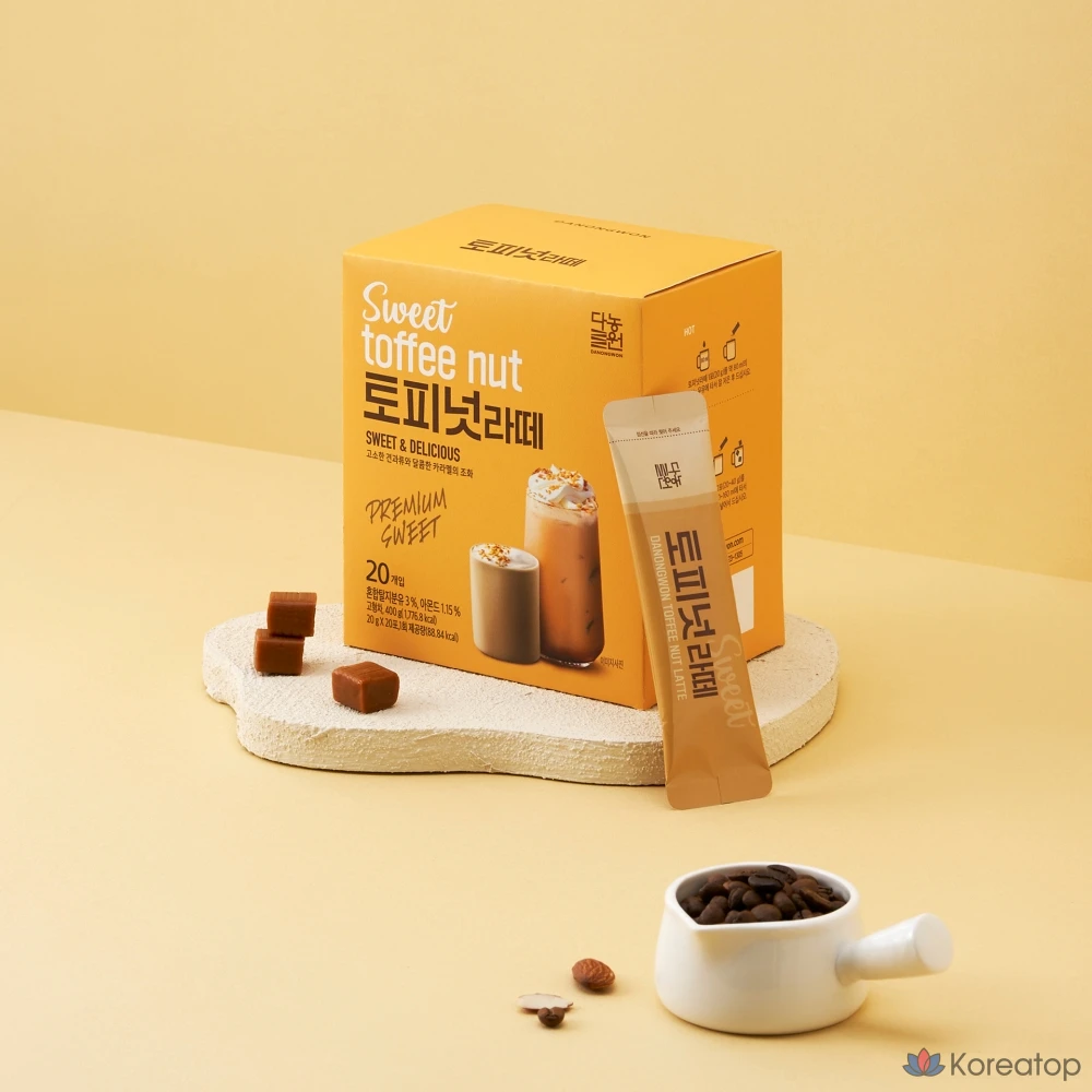 Латте Danongwon Toffee Nut Latte, 20 г, 20 шт.