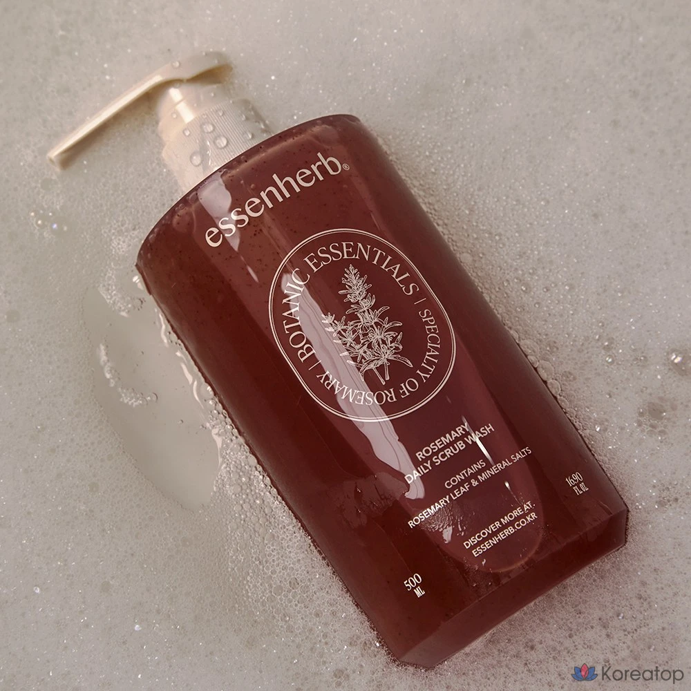 Скраб для тела EssenHerb Rosemary Daily Scrub Wash, 500 мл, 1 шт.