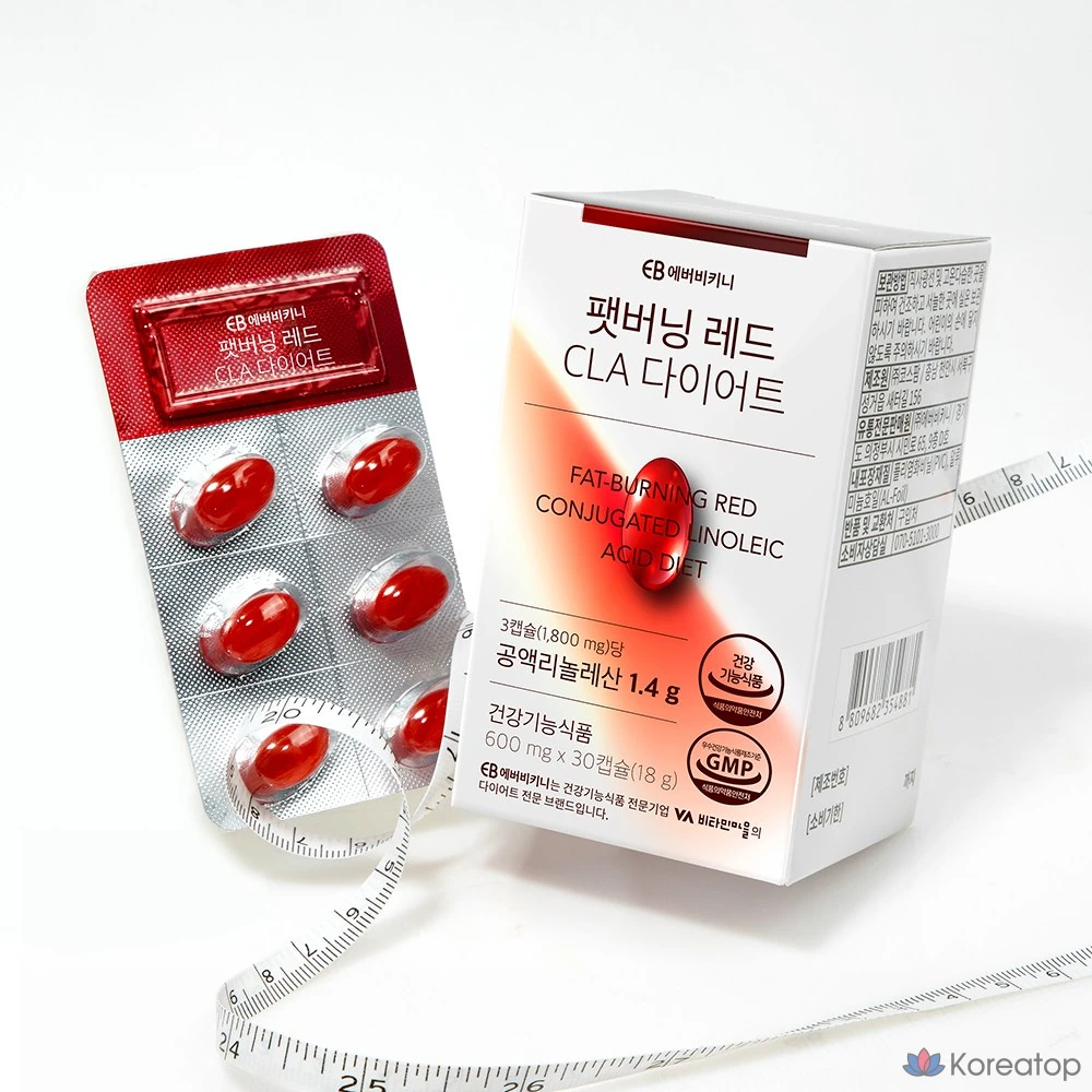 Капсулы для похудения EverBikini Fat Burning Red CLA, 30 шт.