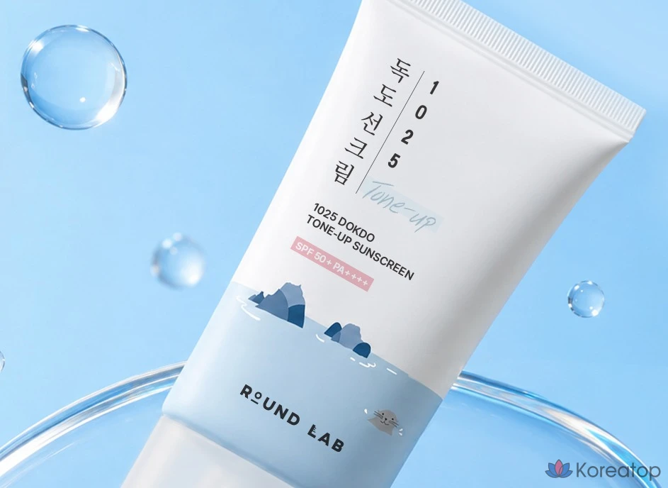 Солнцезащитный крем Round Lab 1025 Dokdo Tone Up Sun Cream SPF50+ PA++++, 50 мл, 1 шт.