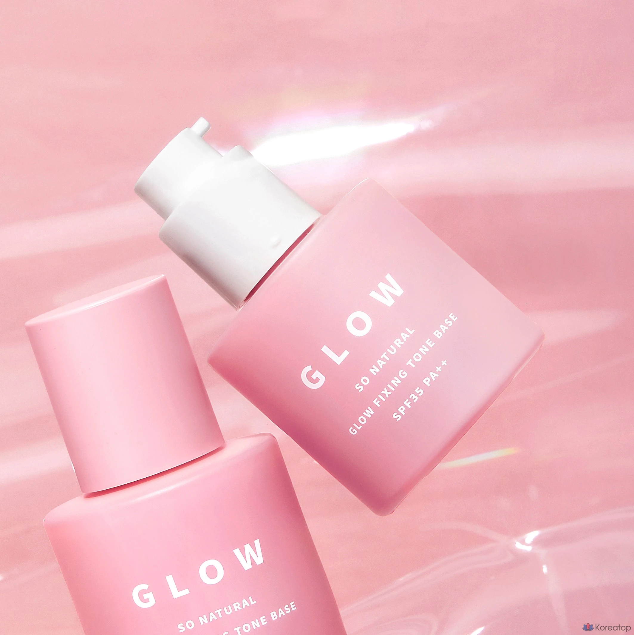 Мейкап база So Natural Glow Fixing Tone Makeup Base, оттенок Pink Ivory, 30 мл, 1 шт.