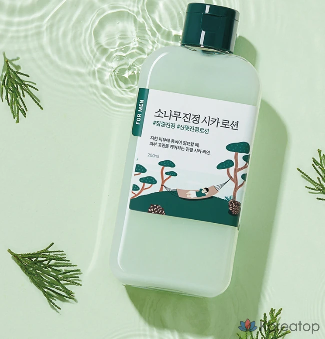 Лосьон для лица Round Lab For Men Pine Calming Cica Lotion, 200 мл, 1 шт., фото 5