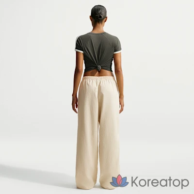 Брюки женские Nike Crunch Nylon Wide-Leg Pants, фото 5