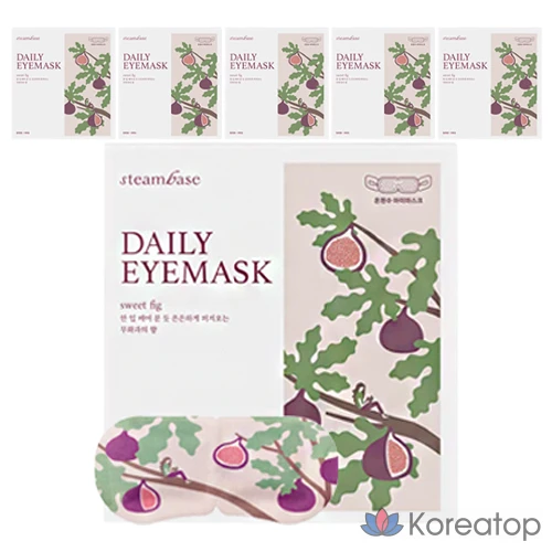 Тканевая маска для глаз Steambase Daily Eye Mask Fig, 30 шт.
