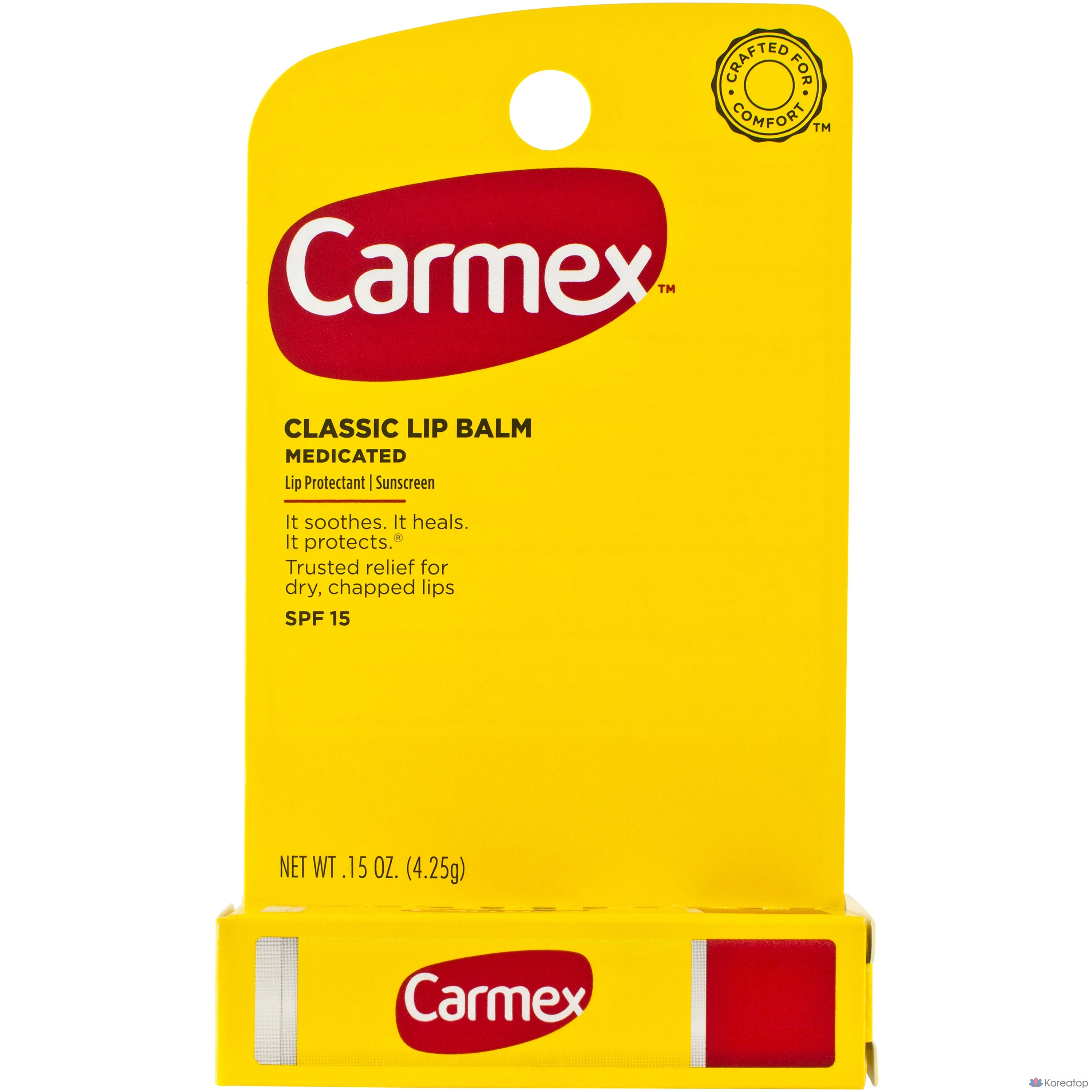 Бальзам для губ Carmex Classic Medicated, 4.25 г, 1 шт.