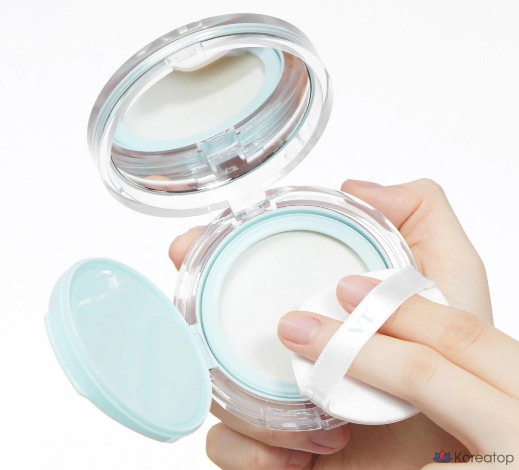 Солнцезащитный крем-пудра VT Cosmetics PDRN Essence Glow Sun Pact SPF50+ PA+++, 10 г, 1 шт.