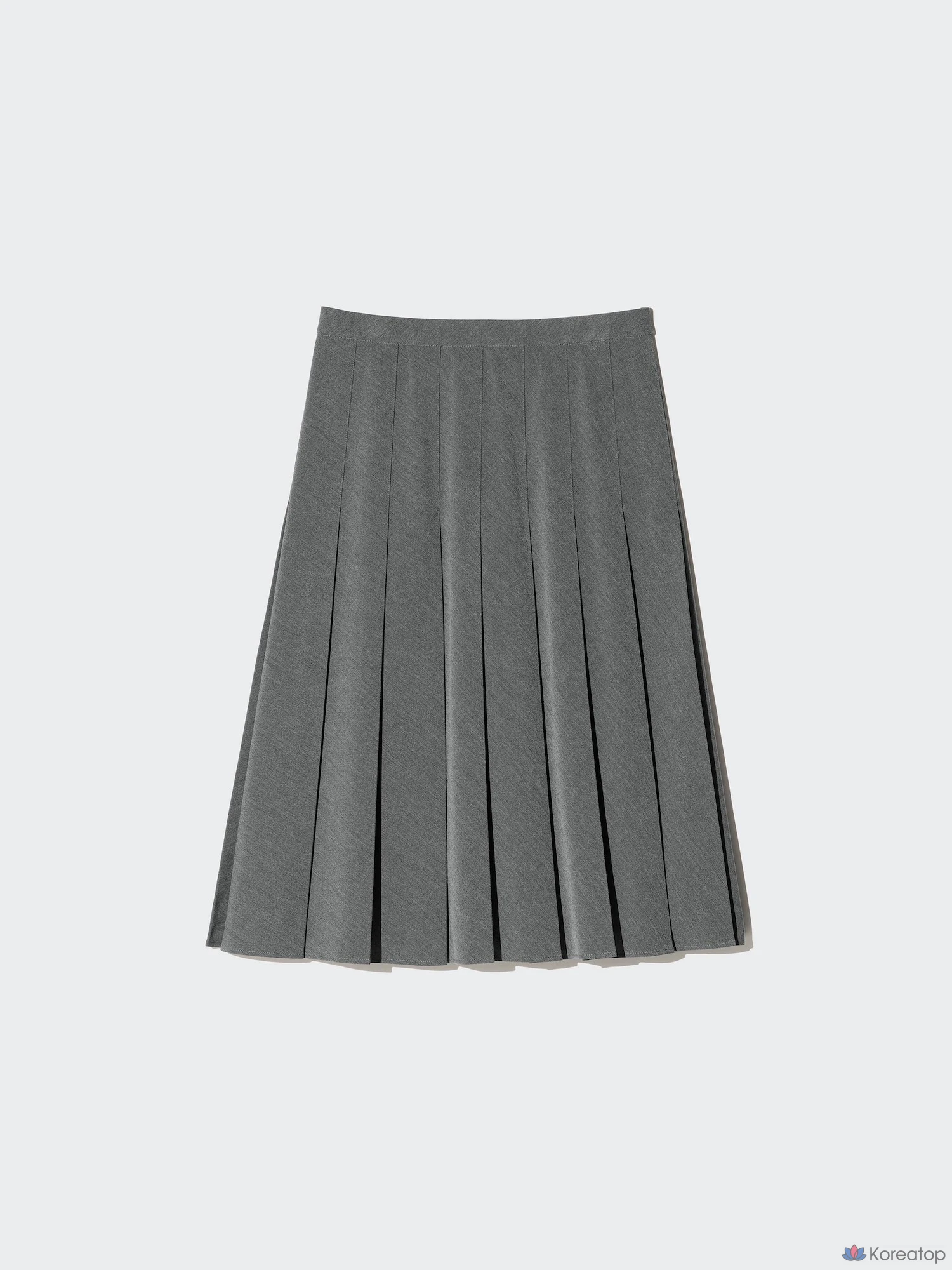Юбка-миди Uniqlo Wide Pleated Midi Skirt, короткая длина 67-71 см