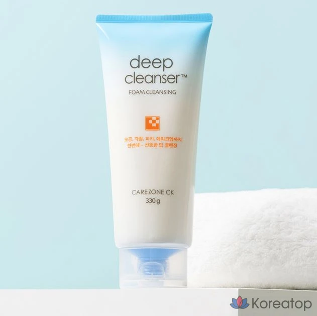Глубоко очищающий пенящийся гель для умывания Carezone CK Deep Foaming Cleanser, 330 г, 1 шт.