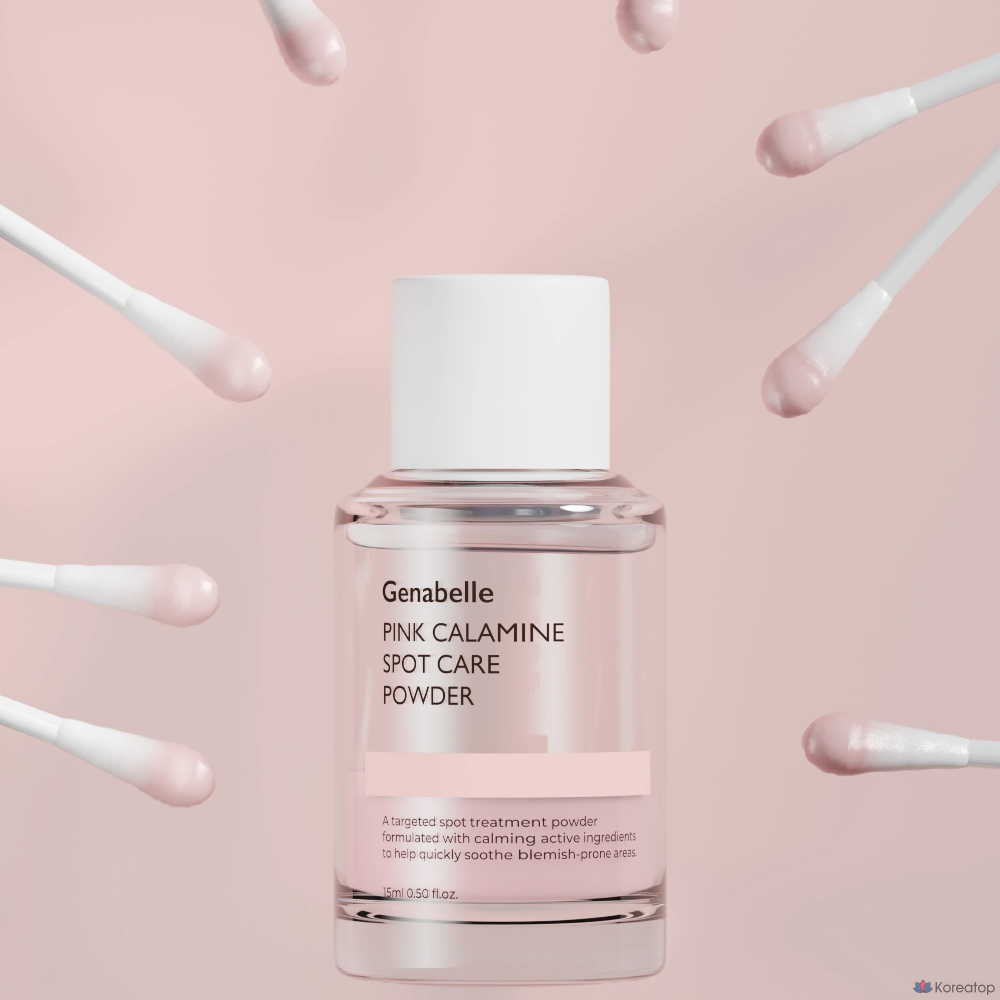 Пудра Genabelle Pink Calamine Spot Powder, 15 мл, 1 шт.
