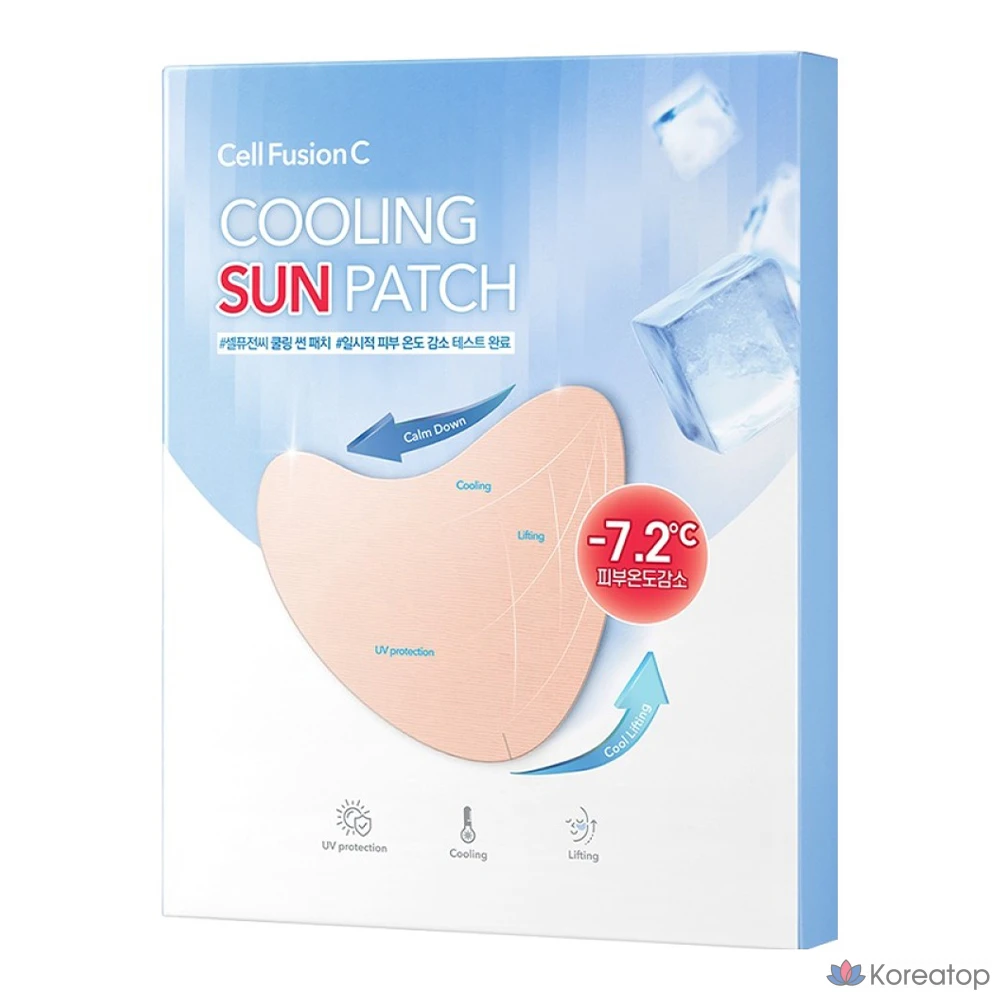 Патчи для лица CELL FUSION C Cooling Sun Patch, 4.5 г, 4 шт.