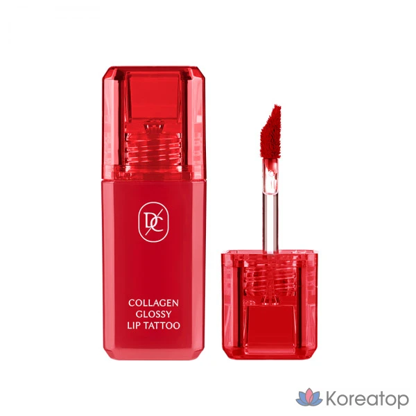 Тинт для губ DOCTOR.3 Lip Tattoo Collagen Glossy, оттенок 01 Red, 5 г, 1 шт.