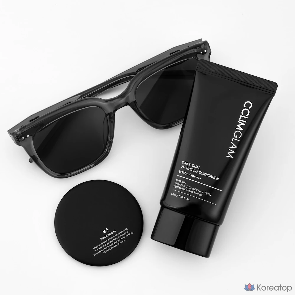 Солнцезащитный крем CCLIMGLAM UV Shield Vegan Daily Sun Cream SPF50+ PA++++, 50 мл, 1 шт.