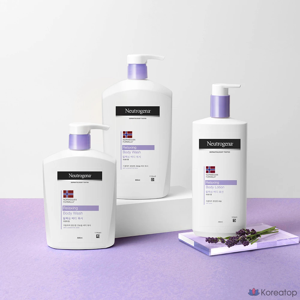 Увлажняющий лосьон для тела Neutrogena Relaxing Body Moisturizer Lavender, 450 мл, 1 шт.
