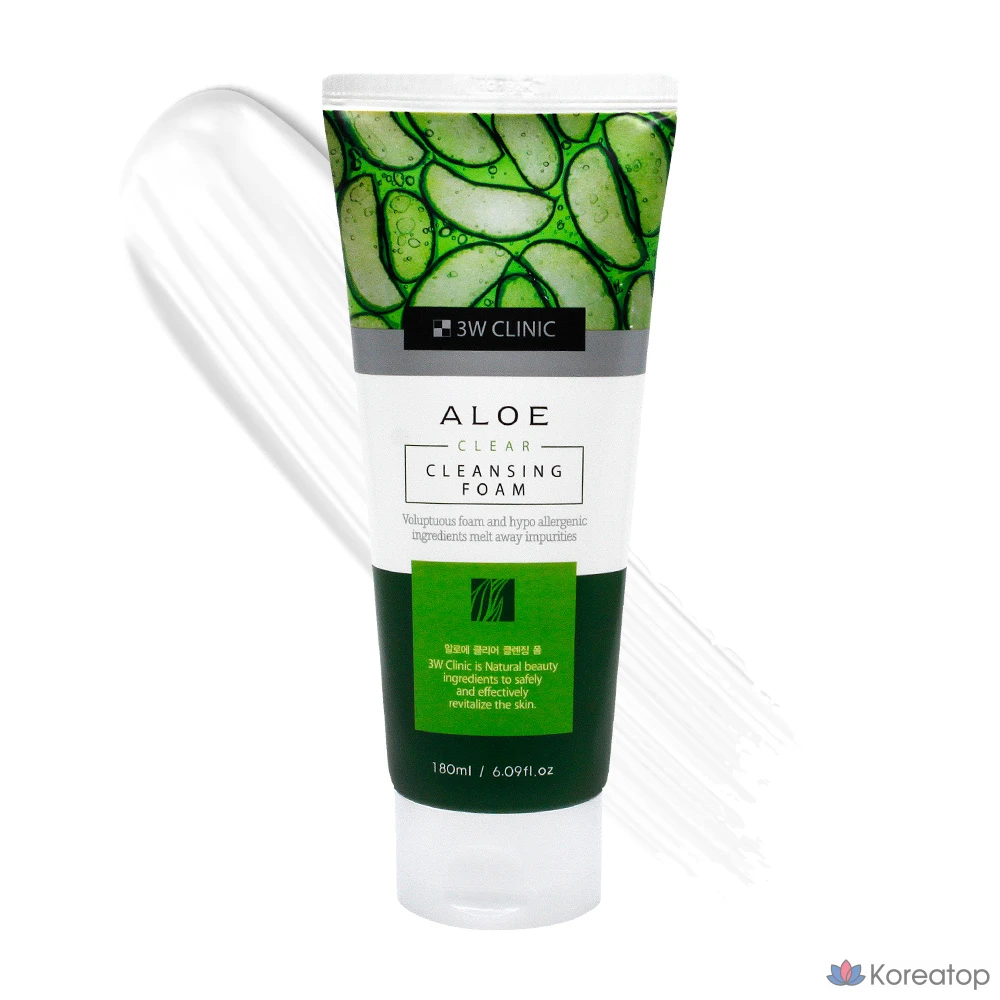 Пенка для умывания 3W Clinic Green Tea Cleansing Foam, 180 мл, 1 шт., фото 5