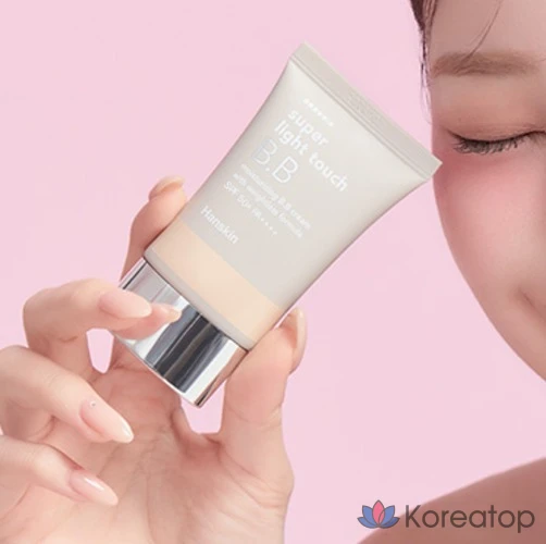 BB-крем HANSKIN Super Light Touch Blemish Balm Cream SPF 50+ PA++++, оттенок Ivory, 30 г, 1 шт., фото 4