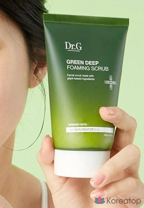 Скраб для лица Dr. G Green Deep Foaming Scrub, 120 г, 1 шт.