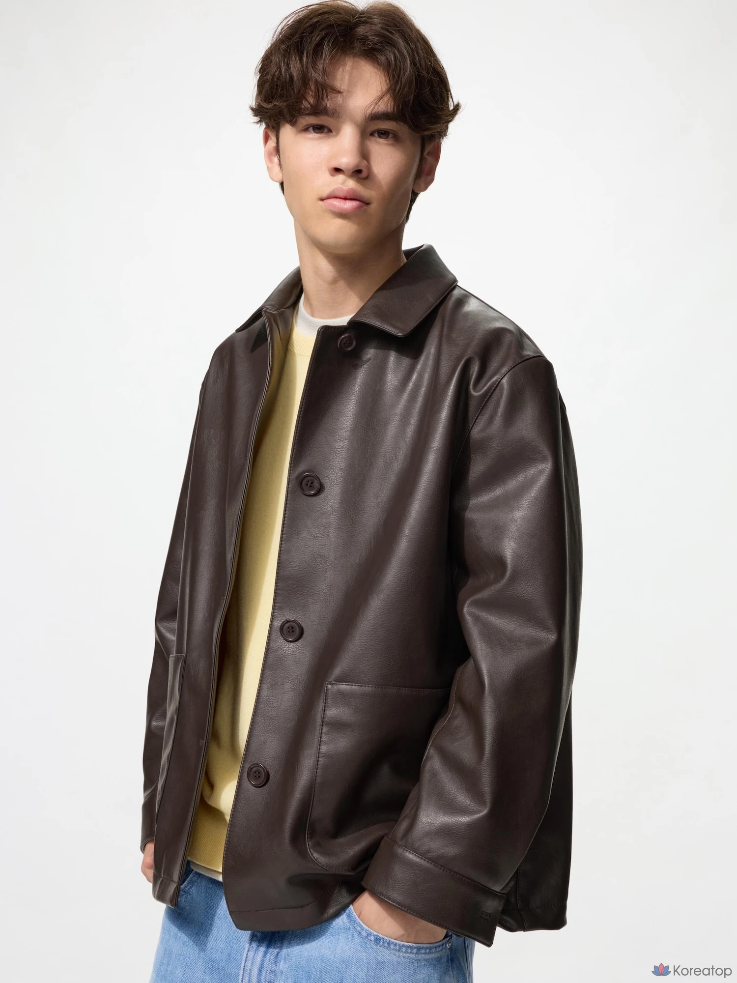 Куртка-рубашка Uniqlo Coating Relax Shirt Jacket