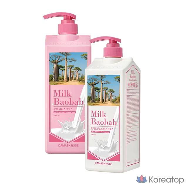 Шампунь Milk Baobab Damask Rose, 1 л, 1 шт.