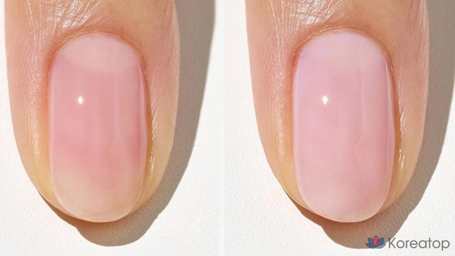 Укрепляющее покрытие для ногтей Ohora Natural Glow Milk Syrup Nail Strengthener Cherry Blossom, 15 мл, 1 шт.
