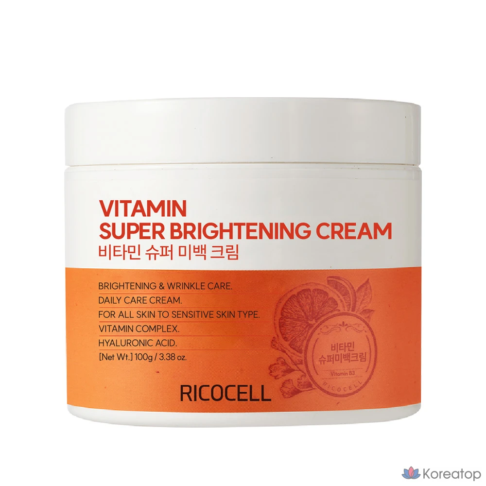 Крем Ricocell Vitamin 10 Super Whitening Moisture Cream, 100 мл, 1 шт.