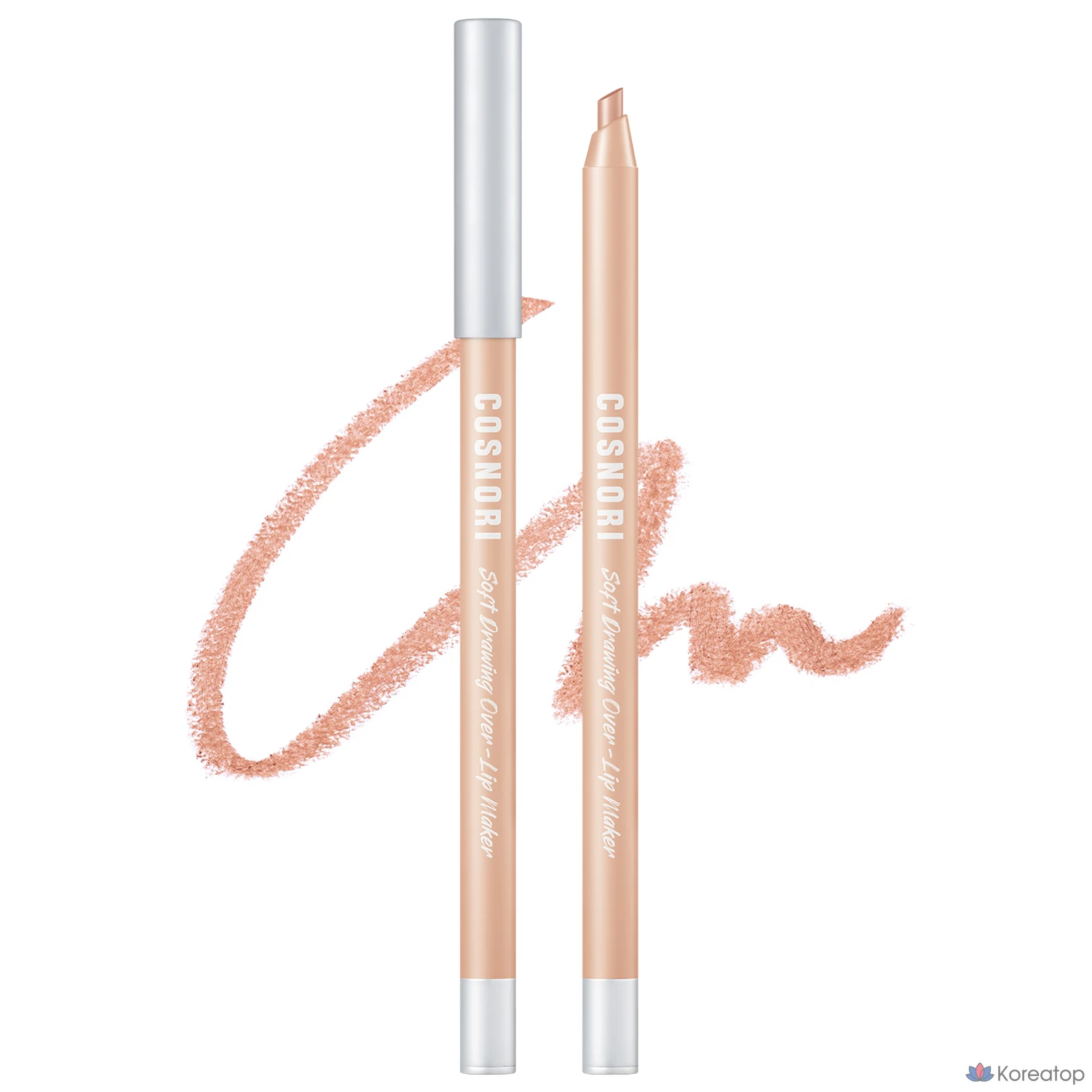 Карандаш для губ Cosnori Soft Drawing Over Lip Maker, оттенок 05 Nude Beige, 0.4 г, 1 шт.