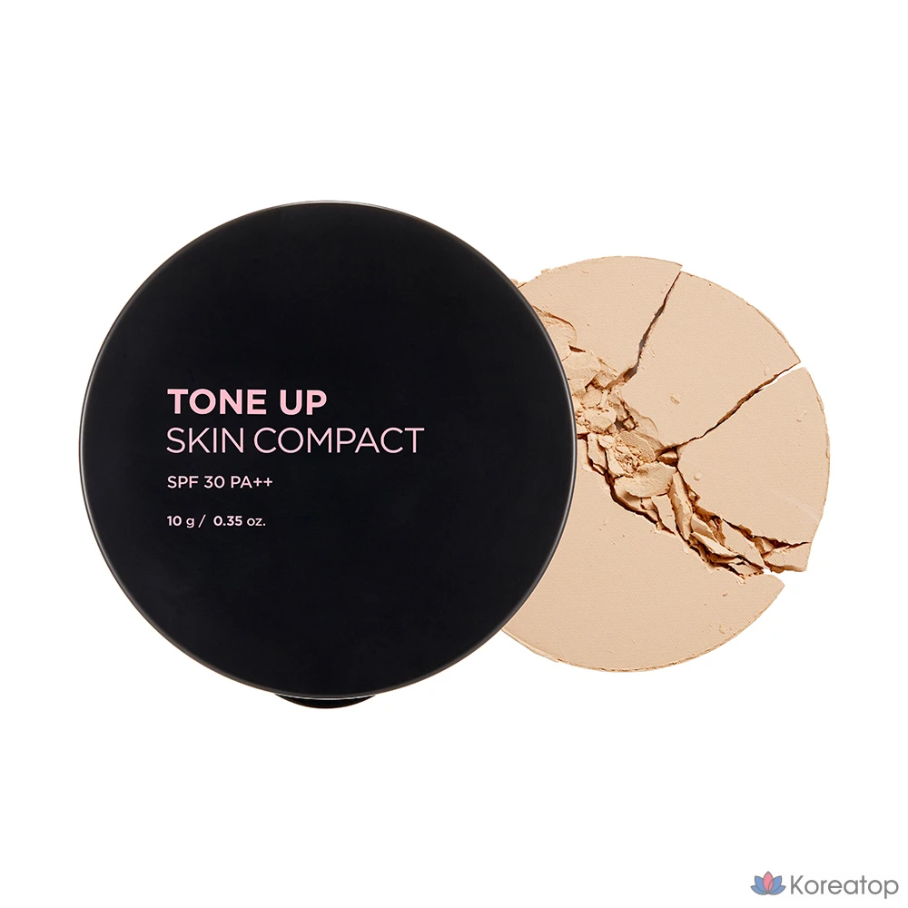 Тонер FMGT Tone Up Skin Pact, оттенок V201 Apricot Beige, 10 г, 1 шт.