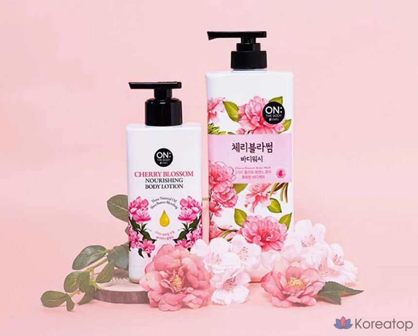 Увлажняющий лосьон для тела Pure Derma On The Body Nourishing Body Lotion Cherry Blossom, 400 мл, 1 шт.