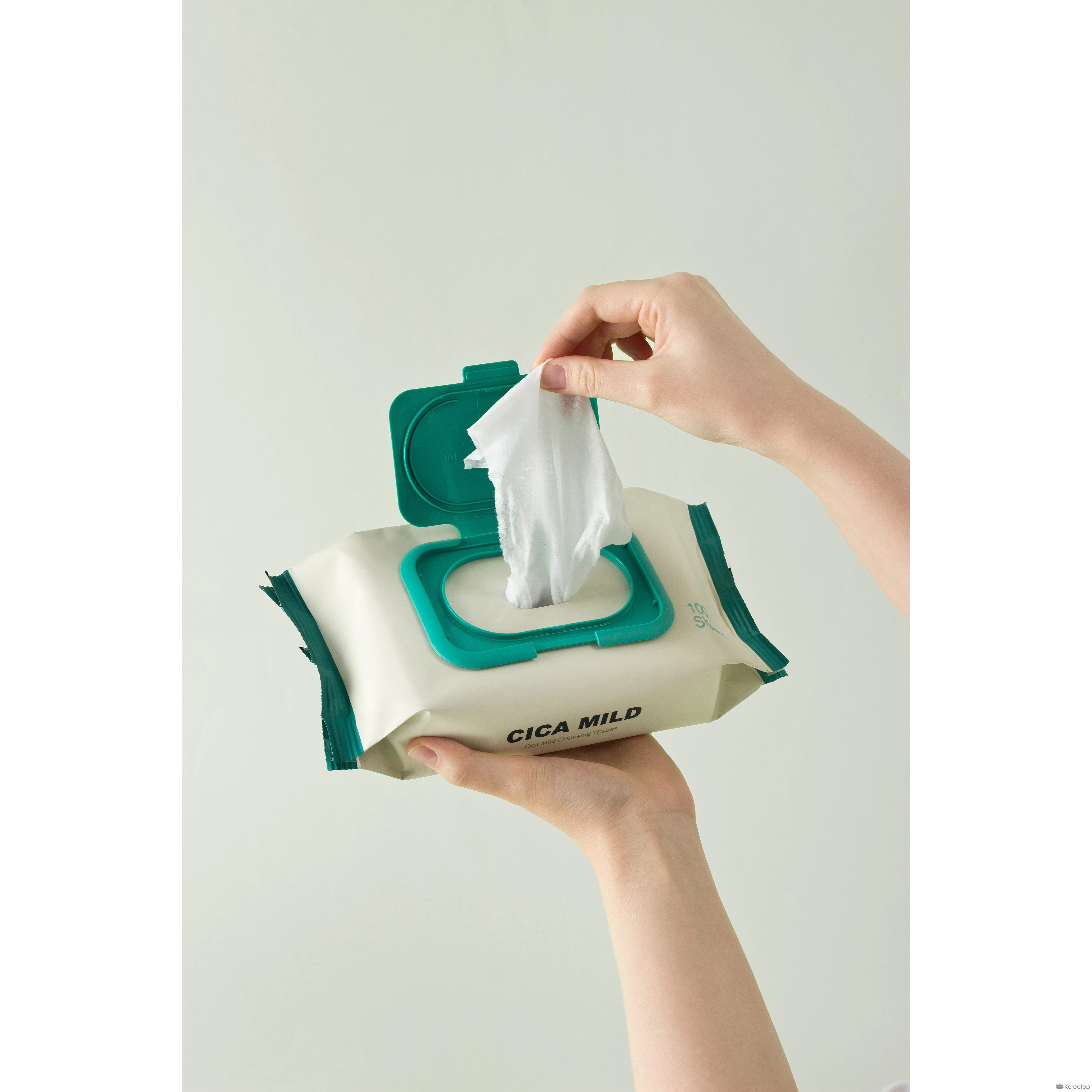 Салфетки для снятия макияжа MediFlower Cica Mild Cleansing Tissue, 100 шт.