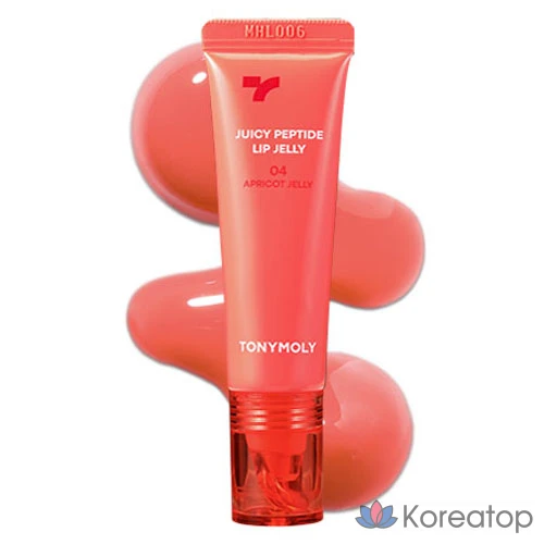 Бальзам для губ Tony Moly Juicy Peptide Lip Jelly, оттенок 04 Apricot Jelly, 10 г, 1 шт.