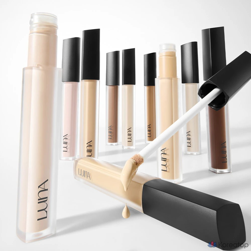 Консилер Luna Long Lasting Tip Concealer Cover Fit EX, оттенок Brightner, 6.5 г, 1 шт., фото 2