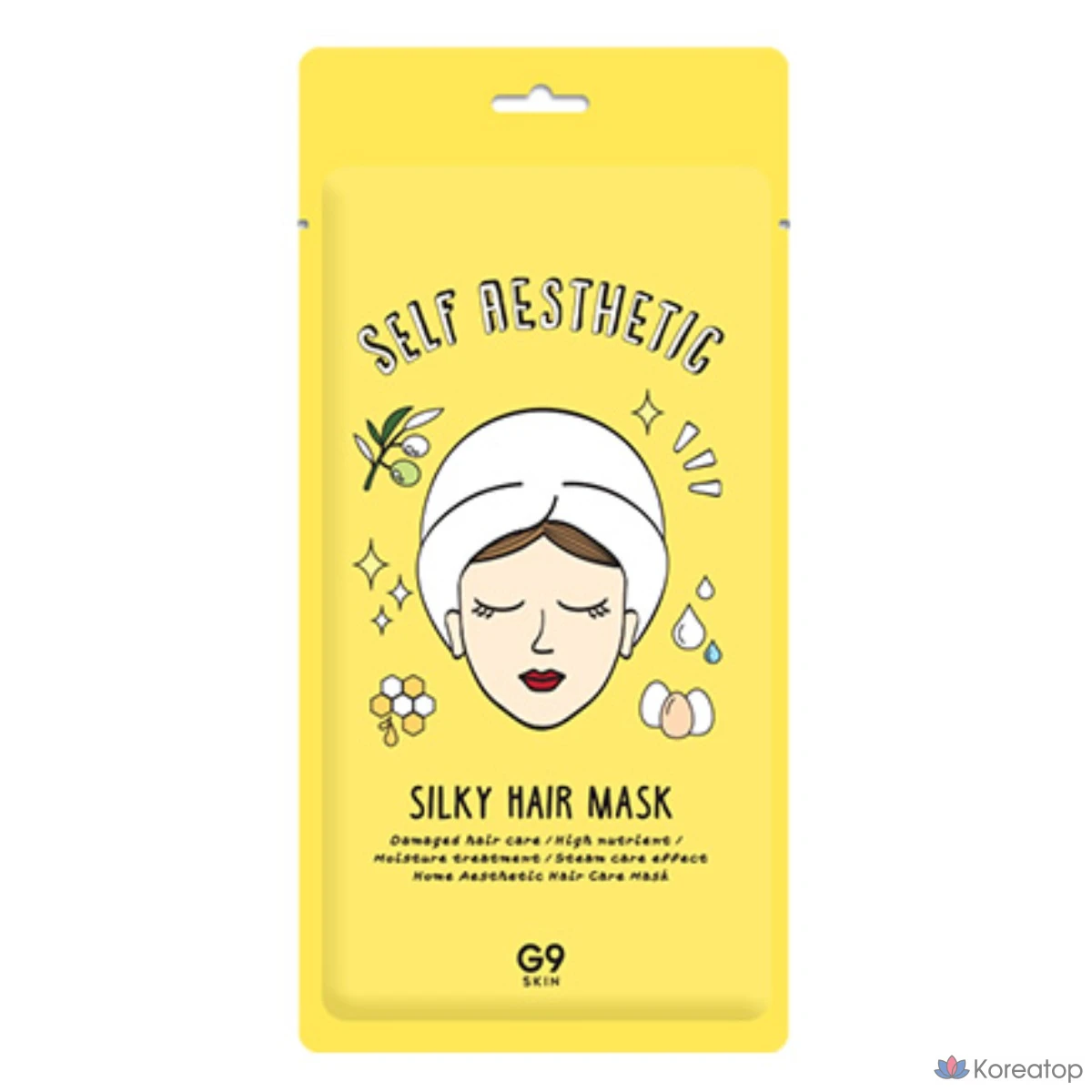 Маска для волос G9SKIN Self Aesthetic Silky Hair Mask, 30 г, 1 шт.