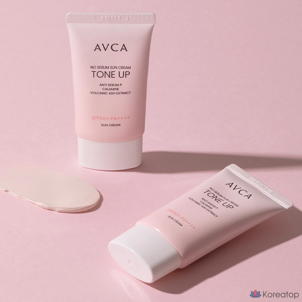 Солнцезащитный крем AVCA Tone-Up No Sebum Mineral Sun Cream SPF50+ PA++++, 35 мл, 1 шт.