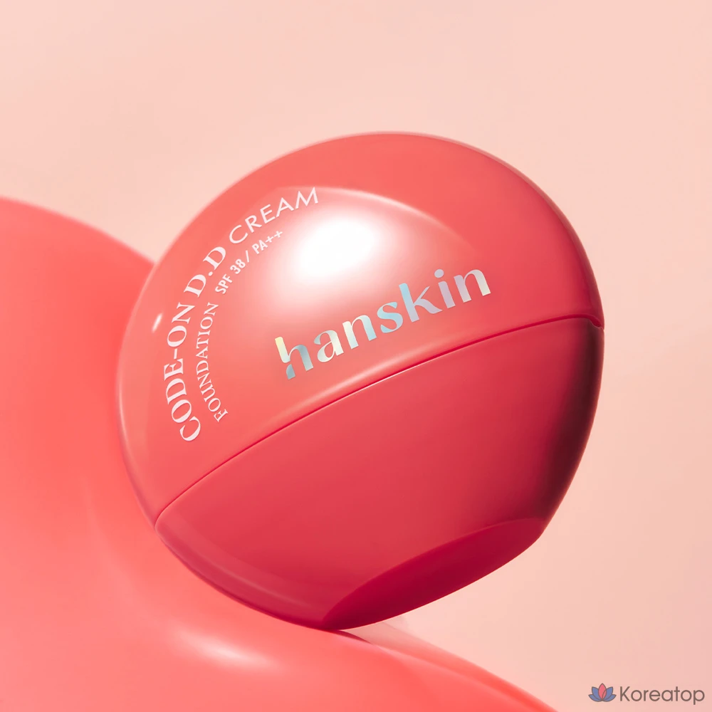 Крем-тональная основа HANSKIN Code On DD Cream Foundation, оттенок 23N Natural Beige, 35 мл, 1 шт.