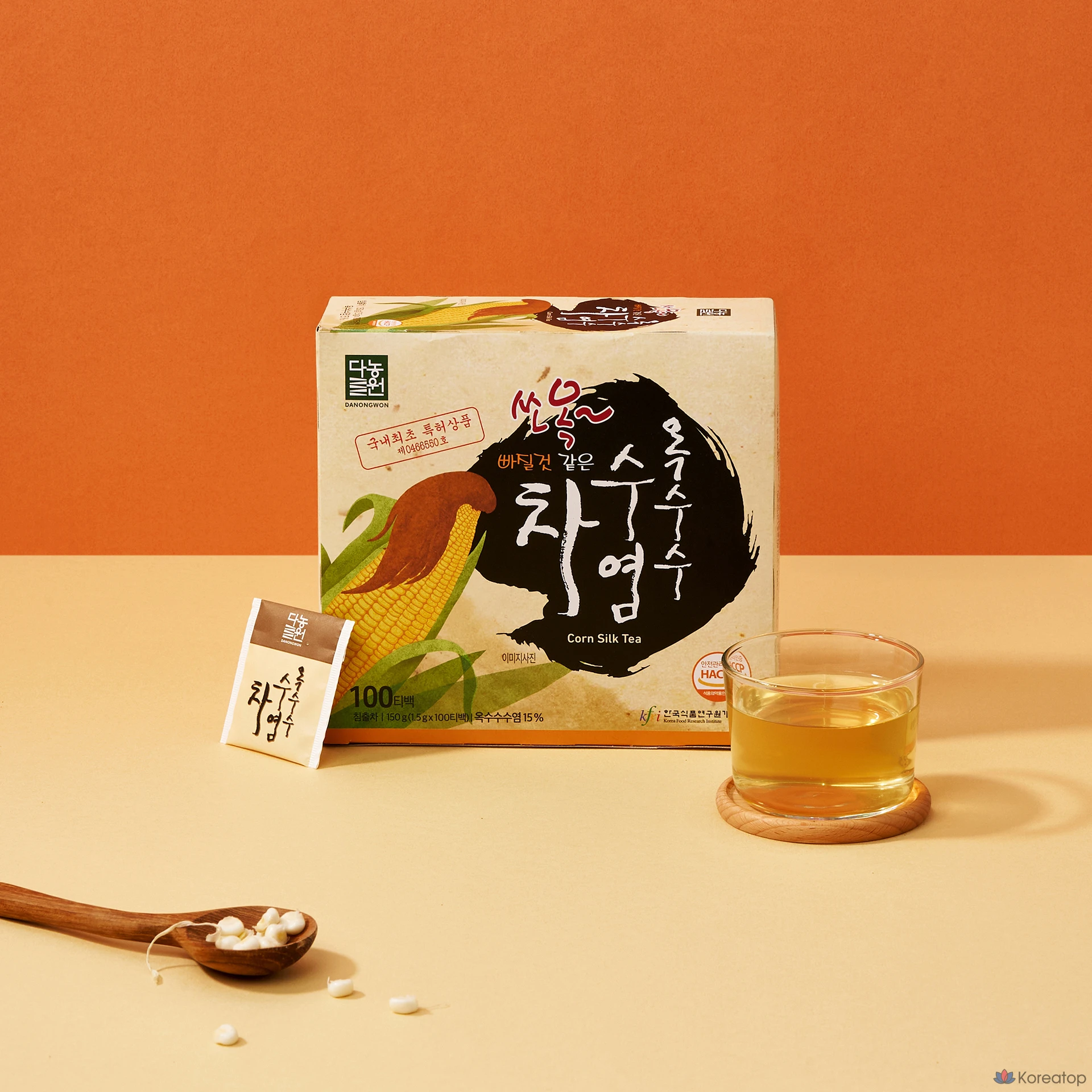 Чай Danongwon Corn Silk Tea, 1.5 г, 100 шт., фото 2