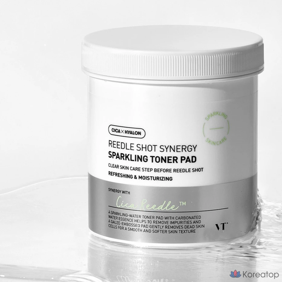 Тонер-пэды VT Cosmetics Ridd Shot Synergy Sparkling Toner Pad, 80 шт.
