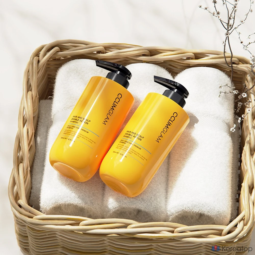 Шампунь CCLIMGLAM Hair & Scalp Double Action Sulfate Free Zinc Pyrithione Protein, 500 мл, 1 шт.