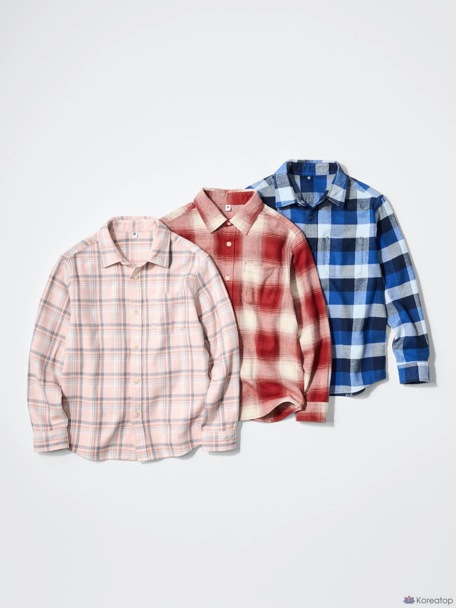 Рубашка детская Uniqlo Flannel Check Shirt C